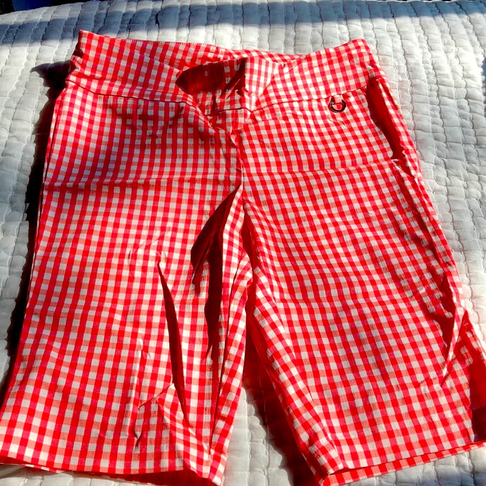 Plaid shirt red/white Rafaella